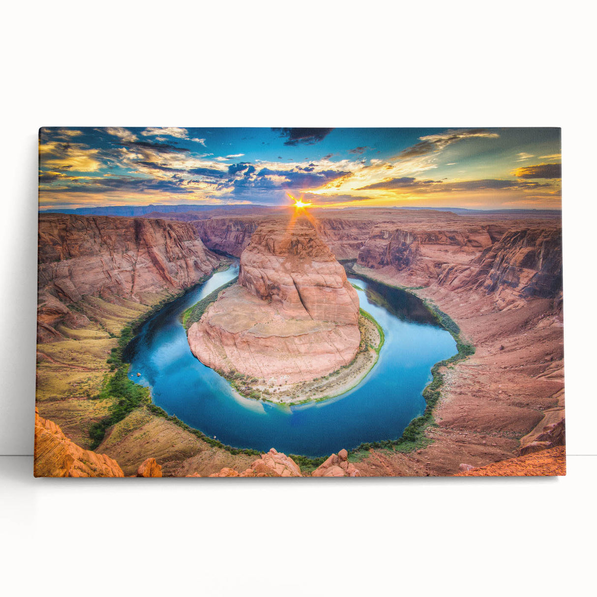 Black and white stretched canvas of the Grand Canyon, ideal for kitchen wall art or bedroom ambiance.