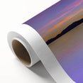 Art Deco poster of Lake Tahoe with cool blue and green tones on rolled canvas, ideal for nursery wall art.