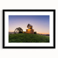Extra large framed abstract art print of colorful, textured California scenery, ideal for living room decor.