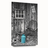 Large abstract depiction of Delaware scenery in muted earth tones on acrylic glass, suitable for bedroom or dining room art.