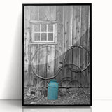 Large abstract wall art of Delaware scenery in muted earth tones on framed acrylic, suitable for a contemporary living room.