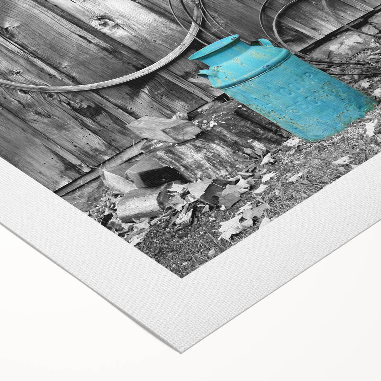 Art deco poster of Delaware scenery in muted green and blue tones on rolled canvas, suitable for dining room wall art.