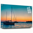 Acrylic print of the Florida Keys scenery, showcasing vivid blue and green ocean tones.
