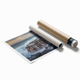 Extra large rolled print of Kauai landscape with vibrant green and blue tones.