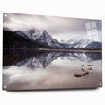 Acrylic print of an Idaho landscape featuring expansive green fields under a broad sky, ideal for dining room decor.