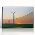 Large abstract wall art featuring a stylized Indiana landscape in muted earth tones on a framed acrylic.