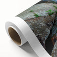 Art Deco poster of Kentucky scenery on rolled canvas, featuring pastel shades, ideal for nursery wall art.