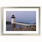 Textured abstract art print of Acadia, Maine, in silver frame, with muted earth tones, ideal for bedroom art.