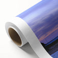 Art Deco style poster of Nantucket scenery on rolled canvas, featuring pastel shades, ideal for nursery wall art.