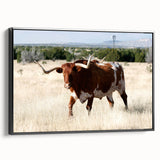 Black and white landscape art painting of New Mexico on framed canvas, ideal for bedroom wall decor.