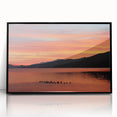 Large abstract wall art depicting the Adirondack landscape in muted earth tones on a framed acrylic panel.