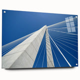 Acrylic print of Charleston scenery in muted earth tones, ideal for bedroom or dining room decor.