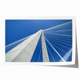 Rolled print of Charleston, South Carolina scenery in soft pastel shades, ideal for art wall dining room.
