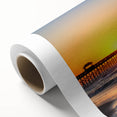 Art Deco poster of South Carolina scenery in soft pastel colors on rolled canvas, ideal for nursery wall art.