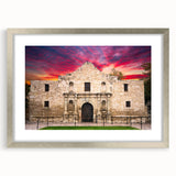 Textured abstract art print of San Antonio skyline in muted earth tones on a framed canvas, ideal for bedroom art.