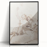 Famous Romantic Era Art: Time and Truth - Historical Romantic Canvas