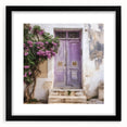 Extra large abstract art print featuring colorful, textured brushstrokes on a framed canvas, ideal for living room decor.