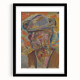 Expressionist Art Portrait – Vibrant Modern Expressionism Canvas Print