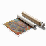 Expressionist Art Portrait – Vibrant Modern Expressionism Canvas Print