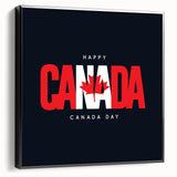 Patriotic Canadian Wall Art - Canada Day Decorations & Maple Leaf Art