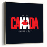 Patriotic Canadian Wall Art - Canada Day Decorations & Maple Leaf Art