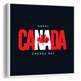 Patriotic Canadian Wall Art - Canada Day Decorations & Maple Leaf Art
