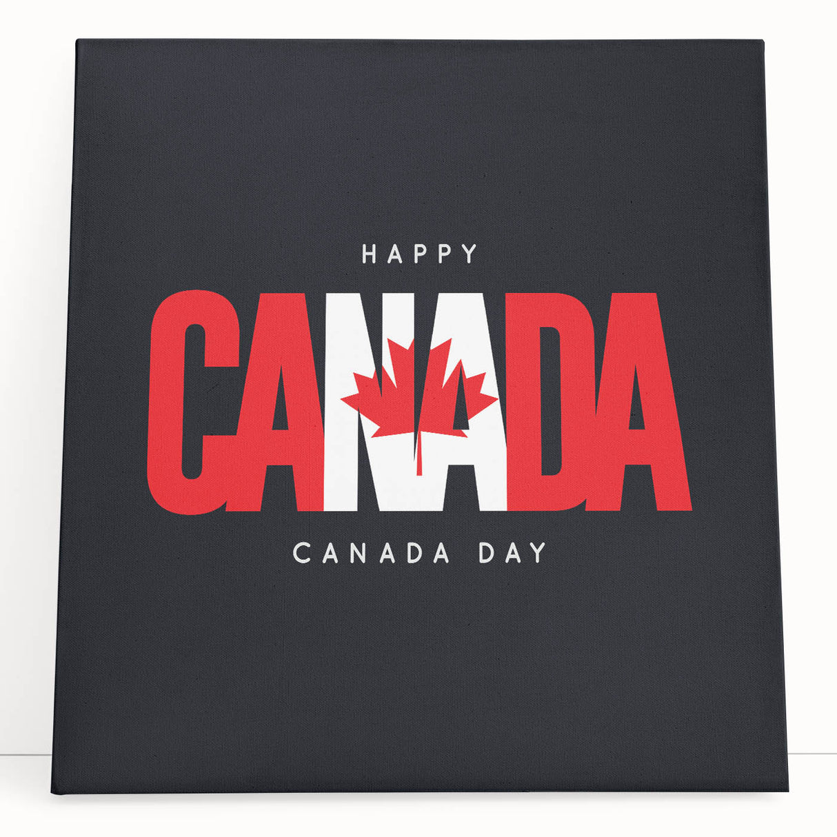 Patriotic Canadian Wall Art - Canada Day Decorations & Maple Leaf Art