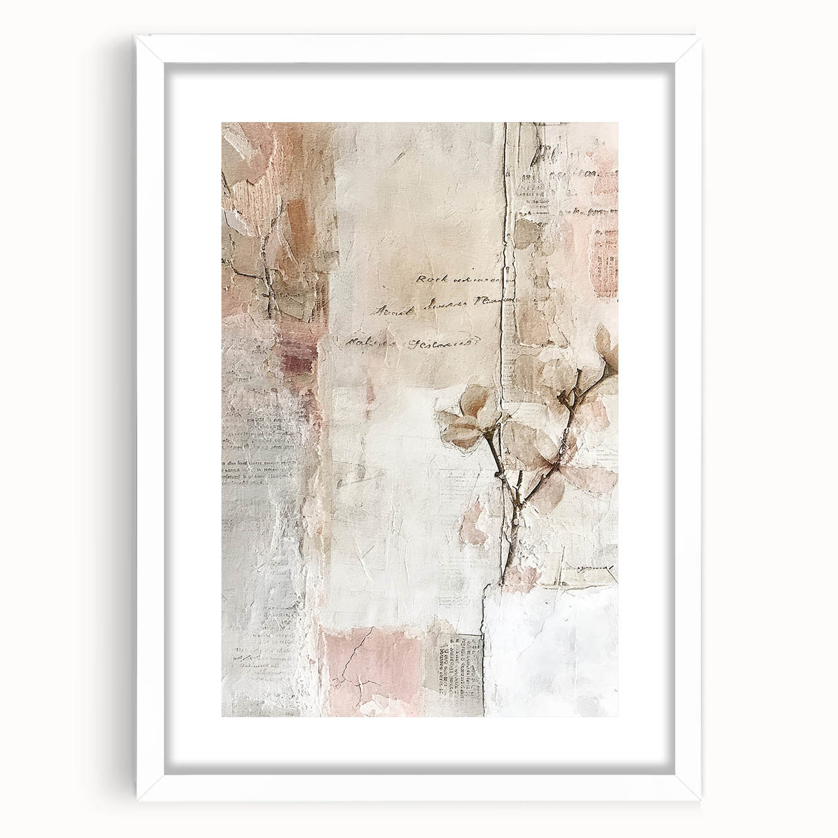 Soft Floral Abstract - Easter Wall Art, Easter Canvas Prints, Home Decor