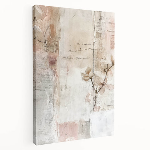Soft Floral Abstract - Easter Wall Art, Easter Canvas Prints, Home Decor