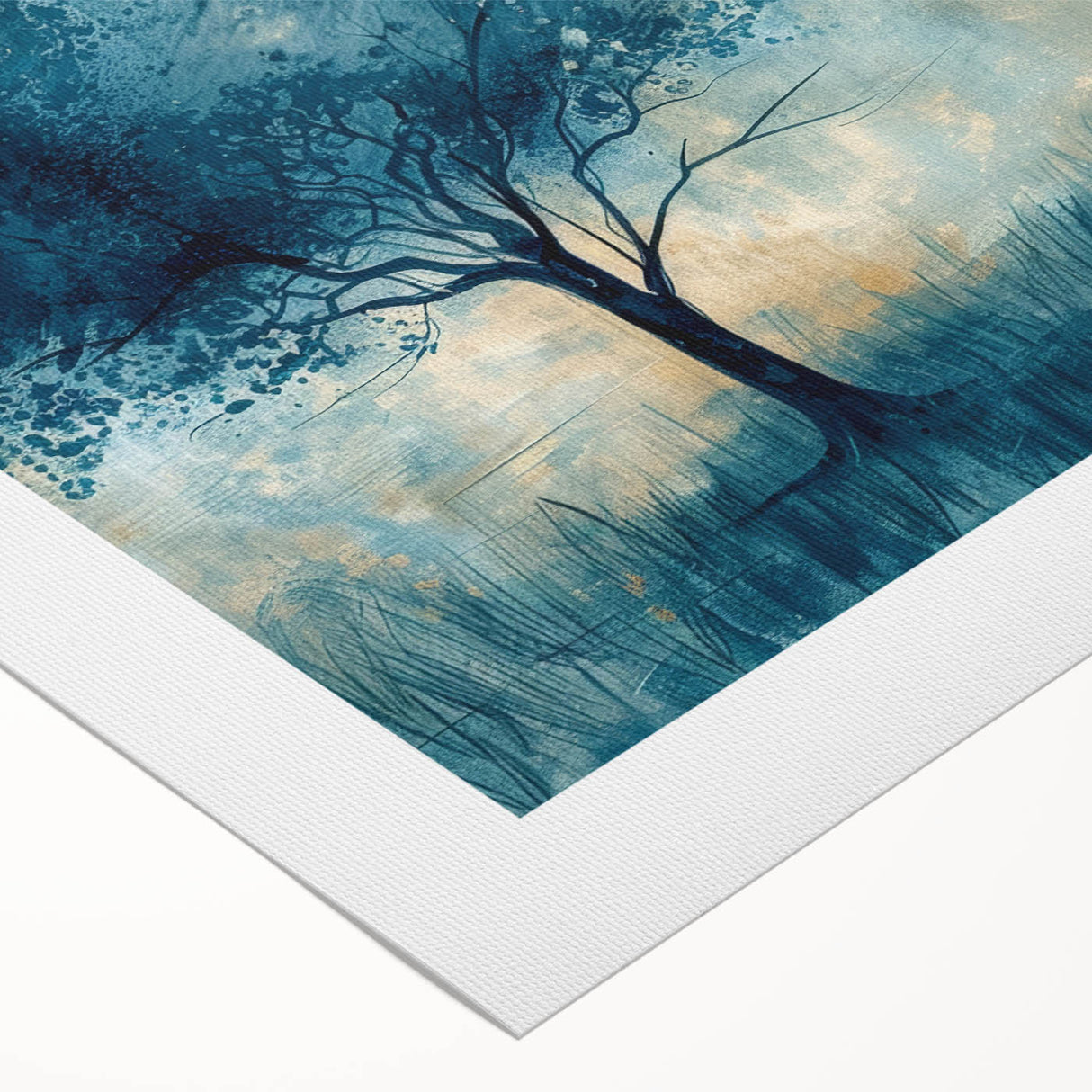 Rolled canvas showcasing vibrant African tribal wall art design with intricate patterns, wrapped securely in a protective cardboard tube for safe shipping.