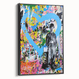 Vibrant Pop Art Wall Art - Graffiti Soup Can Canvas Print