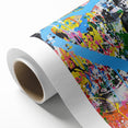 Vibrant Pop Art Wall Art - Graffiti Soup Can Canvas Print