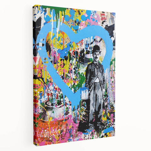 Vibrant Pop Art Wall Art - Graffiti Soup Can Canvas Print