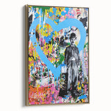 Vibrant Pop Art Wall Art - Graffiti Soup Can Canvas Print