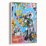 Vibrant Pop Art Wall Art - Graffiti Soup Can Canvas Print