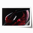 Red Wine Elegance - Modern Kitchen Art for Sophisticated Decor