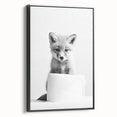 Bathroom Wall Decor - Cute Fox Artwork