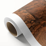 Art Deco style poster of Algerian scenery on rolled canvas, featuring soft earth tones, ideal for nursery wall art.
