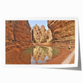 Extra large rolled print depicting vibrant African scenery with lush floral elements, ideal for art wall dining room.