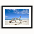 Extra large abstract art print depicting a colorful, textured Kenyan landscape on a framed canvas.