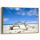 Landscape art painting of a Kenyan scenery on a framed canvas.