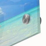 Large abstract wall art depicting the Tanzanian landscape on acrylic glass, with earthy tones, perfect for dining room decor.