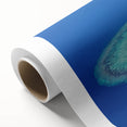 Art deco poster of Maldives scenery in pastel shades on rolled canvas, ideal for nursery wall art.