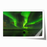 Rolled print of a serene Northwest Territories landscape in soft earth tones, ideal for art wall dining room.