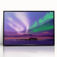 Large abstract wall art depicting a Yukon scenery in muted earth tones on framed acrylic.