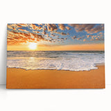 Black and white stretched canvas of Caribbean scenery, ideal for kitchen wall art.