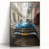 Large art print of a Caribbean scenery on framed acrylic.