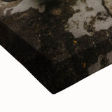 Large black and white landscape art painting of a serene Cuban scenery on stretched canvas, suitable for bedroom decor.