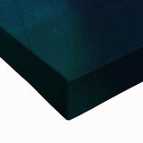 Large art depicting a black and white Jamaican landscape on stretched canvas, suitable for bedroom wall decor.