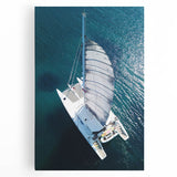 Black and white photo of a serene Caribbean beach on stretched canvas, ideal for kitchen wall art or bedroom ambiance.